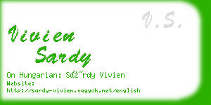 vivien sardy business card